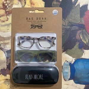 +1.50 RAE DUNN. Blue Light Blocking Reading Glasses
